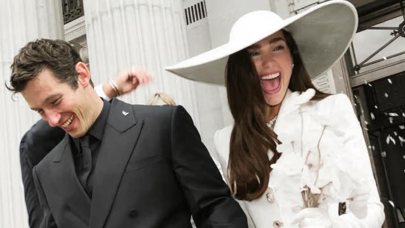Dua Lipa se casou neste domingo (31/05) — Foto: Instagram/ Reprodução