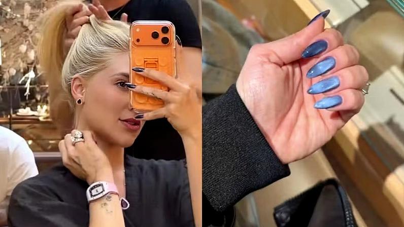 Virginia Fonseca retoca cabelo e unhas antes de embarcar aos EUA para Copa do Mundo 2026 — Foto: Reprodução/Instagram