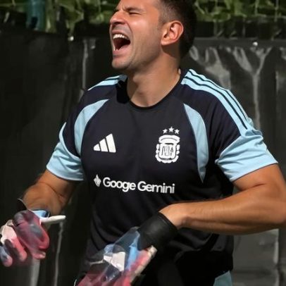 Dibu Martínez sofre dores na mão em treino e preocupa a seleção argentina