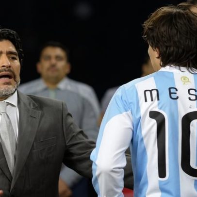 Messi e Maradona se reencontram em Dallas