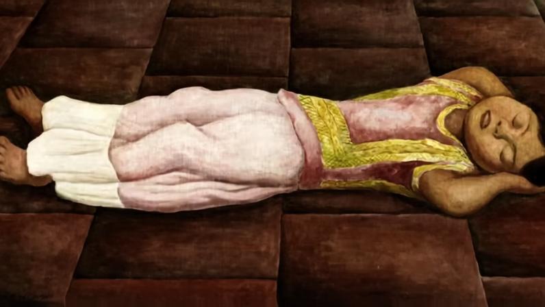 'La niña durmiendo' (1936), de Diego Rivera