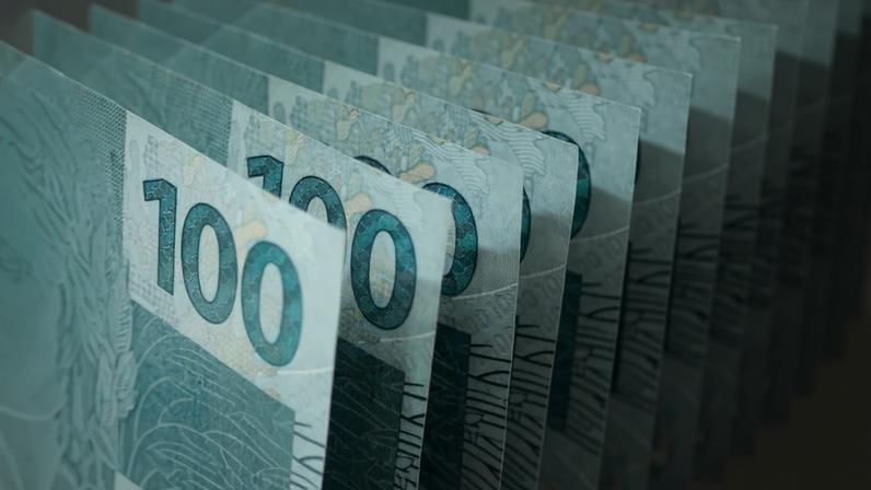 Dinheiro notas de 100