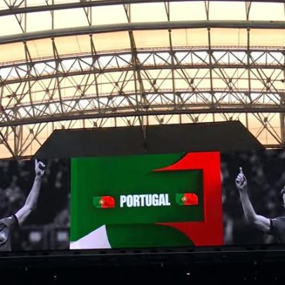 Diogo Jota volta a ser homenageado em telão na Copa do Mundo