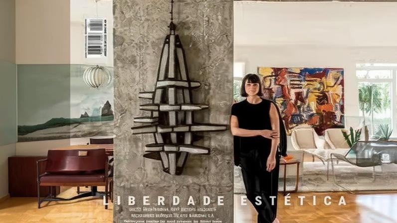 A edição de junho e julho de 2026 (nº 846) da revista Casa e Jardim traz na capa o apartamento paulistano da arquiteta Cristina de Brito — Foto: Casa e Jardim/Editora Globo