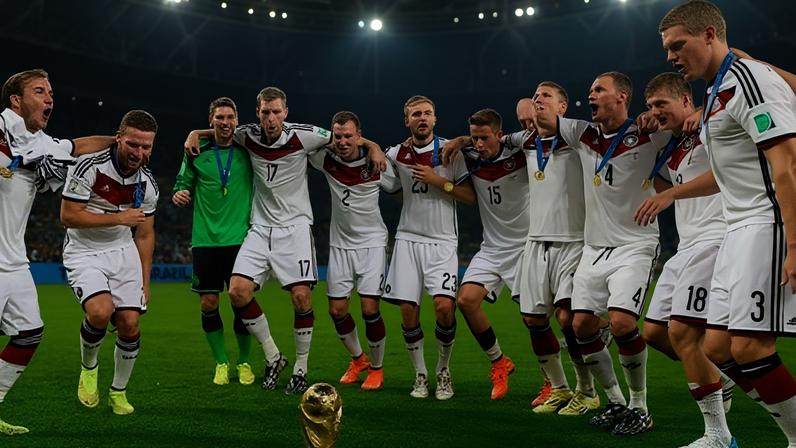 Alemanha comemora título da Copa do Mundo de 2014. (Foto: AFP)
