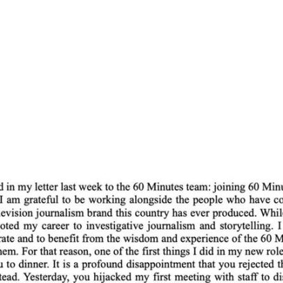 Carta de Nick Bilton a Scott Pelley é divulgada