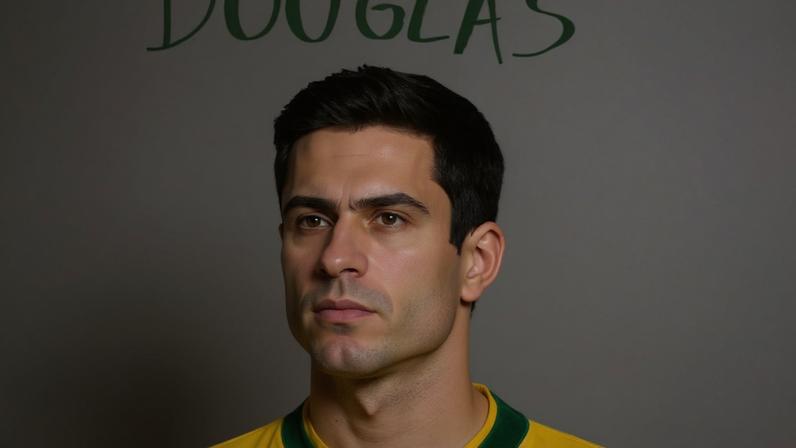 Douglas Santos foi um dos atletas criados pelo ilustrador Gabriel Jardim — Foto: Reprodução/Redes socias
