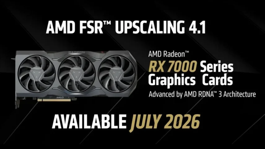 AMD Adrenalin 26.6.2 adiciona FSR 4.1 para Radeon RX 7000
