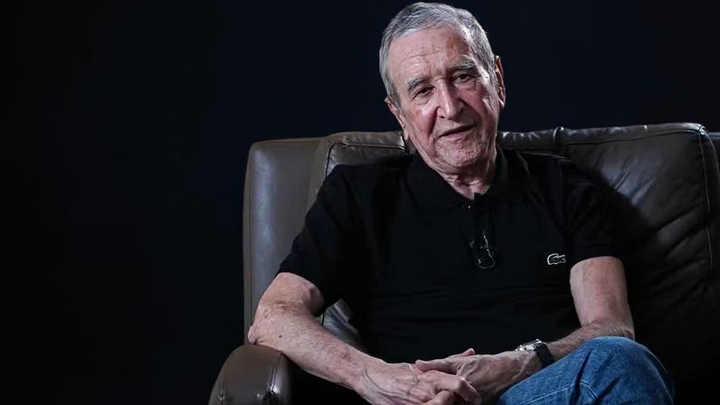 Carlos Alberto Parreira, campeão brasileiro de 84 com o Fluminense, em entrevista ao ge — Foto: Mariana Sá/ge