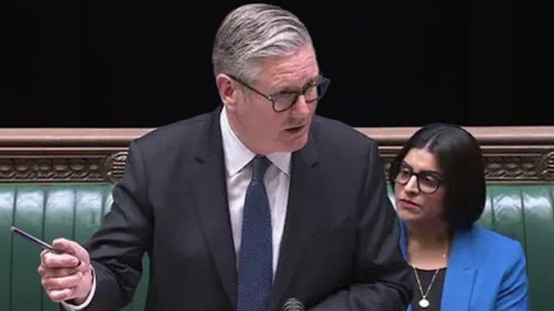 House of Commons Sir Keir Starmer speaking in the House of Commons
