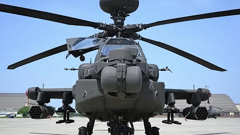 AH-64 Apache helicopters are American-made twin-turboshaft attack aircraft (file image)