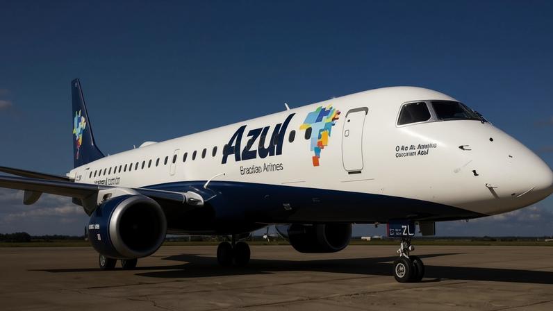Imagem de avião da Azul - Metrópoles