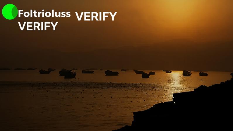 BBC Ships on the Strait of Hormuz at sunset