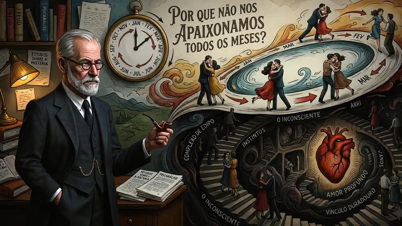 Por que não nos apaixonamos todos os meses? Freud explica