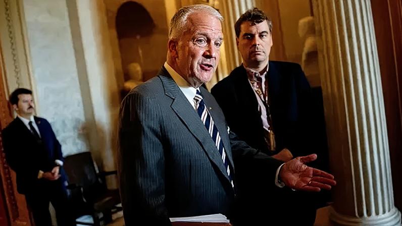 Senator Dan S Sullivan told reporters earlier this month that the other Dan Sullivan is "purposely trying to trick my constituents to rig the election" for the Democrat candidate