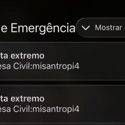 “Alerta extremo” falso da Defesa Civil chega a moradores de SP, RJ, PR, BA e DF