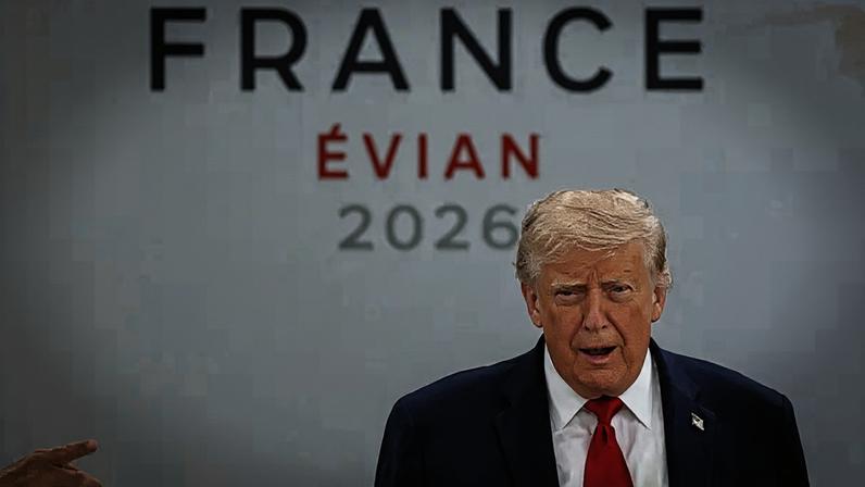 Trump e líderes mundiais no último dia do G7 antes da assinatura com o Irã