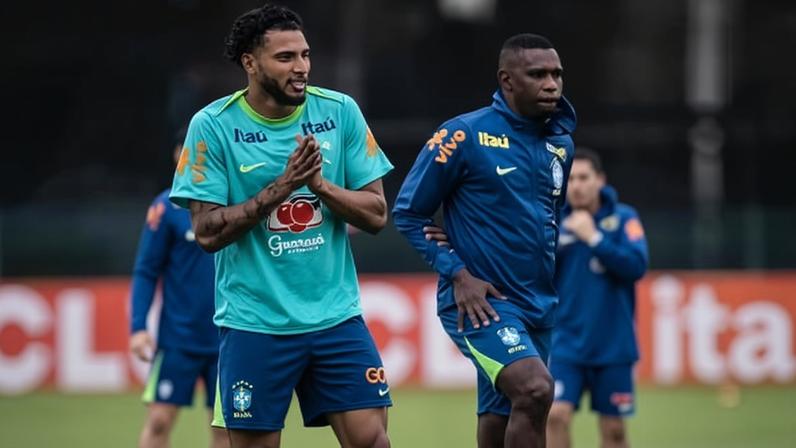 Éderson, volante da seleção brasileira