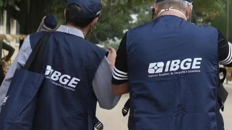 Agentes do IBGE — Foto: Reprodução
