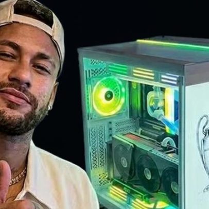 PC de Neymar, avaliado em 60 mil reais, ganha destaque
