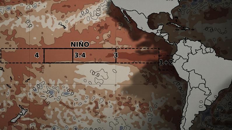 Anomalia de temperatura da superfície do mar na primeira semana de junho