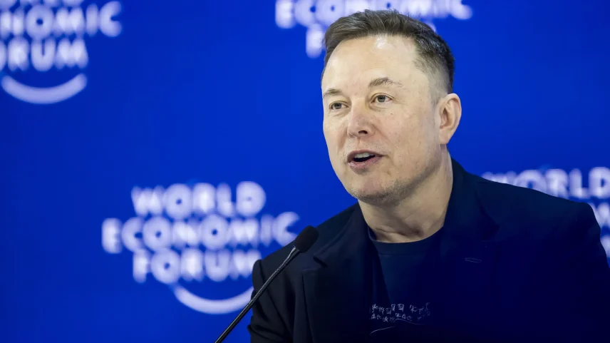 Elon Musk se tornou o primeiro trilionário da história com lançamento de ações da SpaceX. (Foto: Gian Ehrenzeller/EFE/EPA)