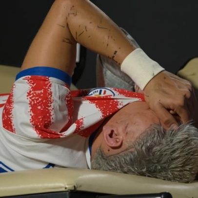 Paraguaio se lesiona em amistoso e ficará fora de dois jogos da Copa