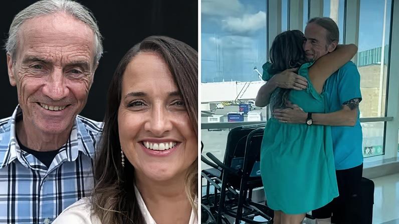Jennifer Skiles encontrou o pai biológico, Paul Lonardo, somente em 2022 — Foto: Reprodução/redes sociais