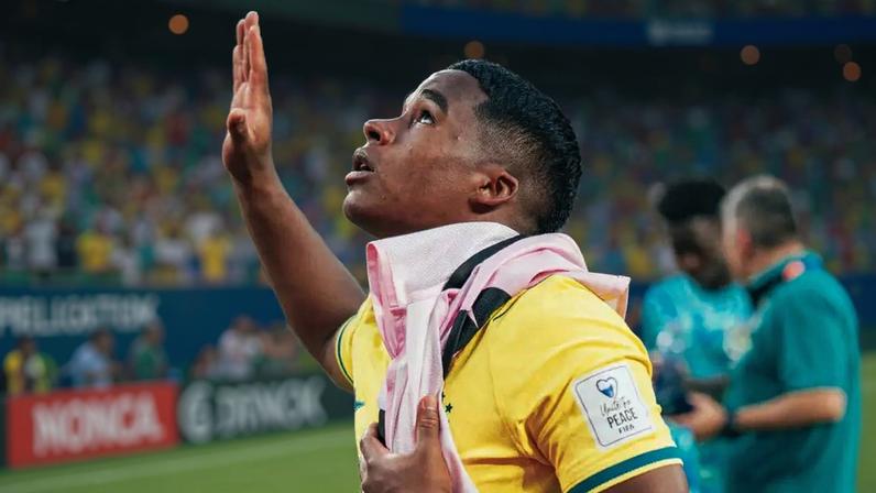 Endrick caiu nas graças dos torcedores mesmo sem ter entrado em campo na Copa do Mundo