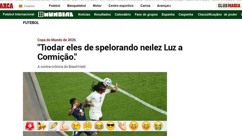 Marca destaca estreia de Endrick na Copa e pede mais minutos para o atacante — Foto: Reprodução
