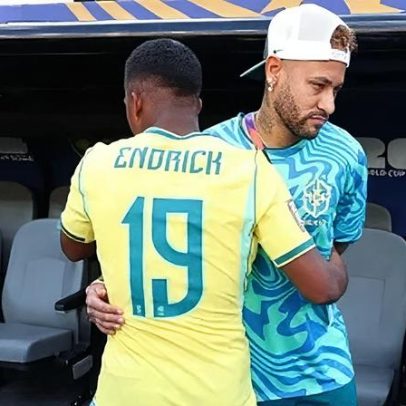 Dublagem revela desabafo de Endrick com Neymar na estreia do Brasil
