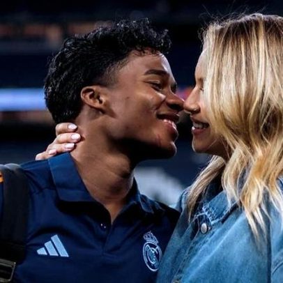 Grávida Gabriely Miranda celebra estreia de Endrick na Copa