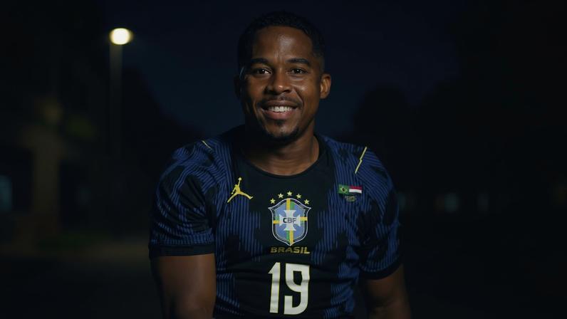 Endrick comemora gol em Brasil x Egito Seleção — Foto: Rafael Ribeiro/CBF