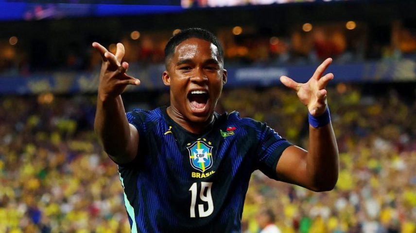 Endrick teve gol anulado por impedimento em Brasil x Haiti na Copa do Mundo