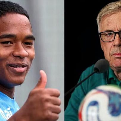 Endrick e Ancelotti em memes que revelam a piada favorita dos brasileiros na Copa