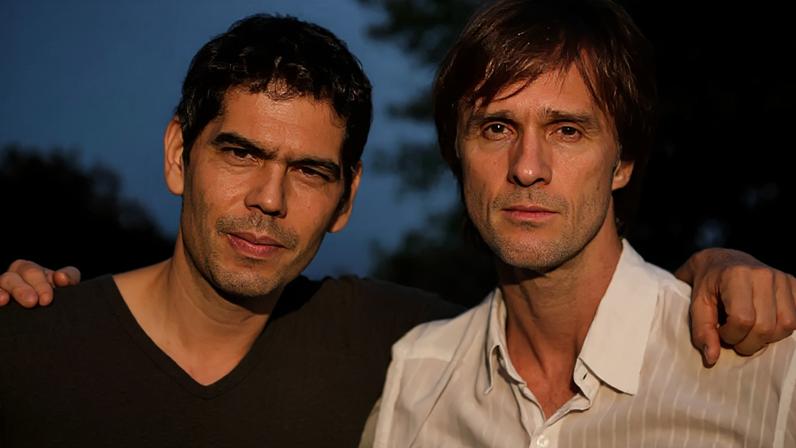 Dado Villa-Lobos e Marcelo Bonfá durante o ensaio para o show de quinta-feira, no quarto dia do Rock in Rio