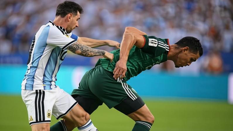 Entrada dura de Messi em Mendi gerou reclamações e críticas