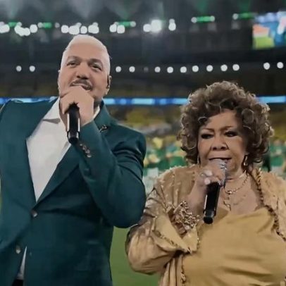 Hino nacional cantado por Belo e Alcione no Maracanã gera repercussão