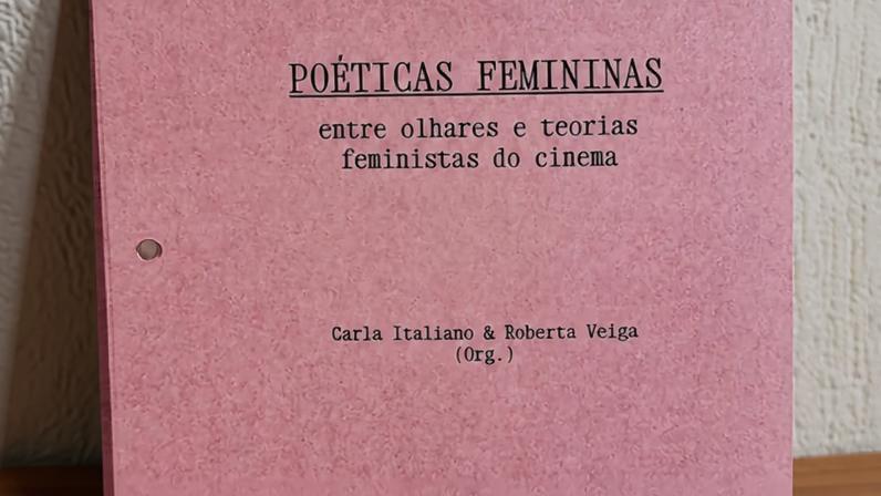 Detalhe da capa do livro 'Poéticas Femininas', lançando durante seminário na UFMG