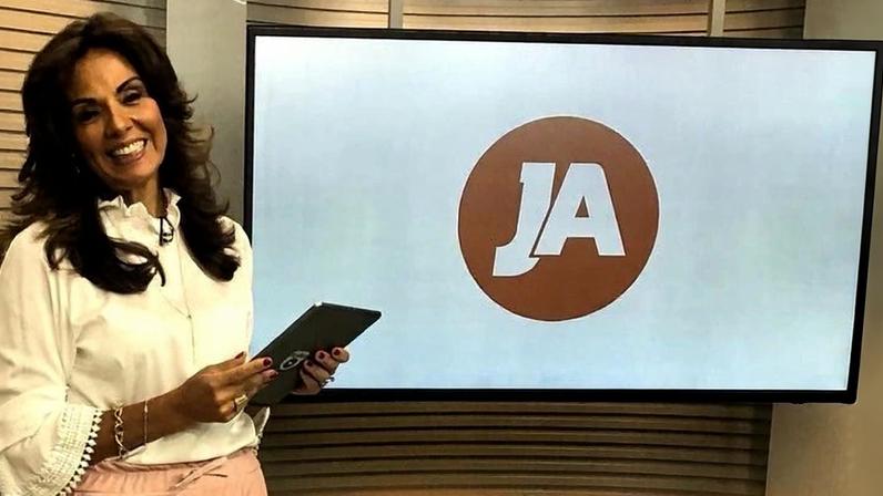 Cristina Ranzolin, apresentadora do Jornal do Almoço, do Rio Grande do Sul