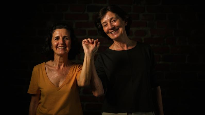 As bailarinas Márcia Fabiano Neves e Irene Ziviani