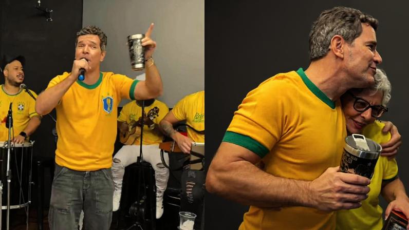 Daniel de Oliveira comemora 49 anos no próprio bar em Belo Horizonte