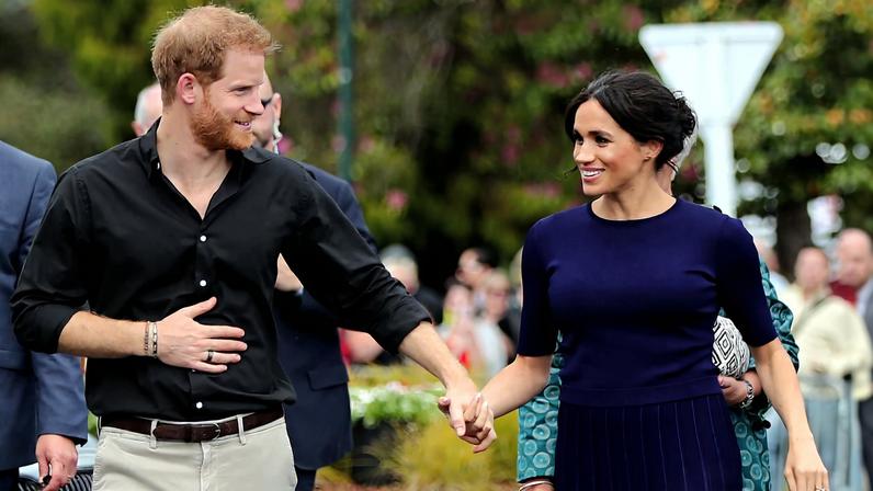 Meghan Markle e o príncipe Harry