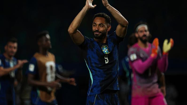 Autor de dois gols contra o Haiti, Matheus Cunha será mais uma vez a principal referência ofensiva da Seleção.
