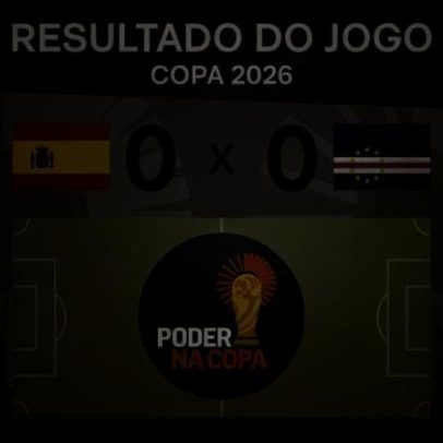 Espanha e Cabo Verde empatam sem gols na Copa 2026