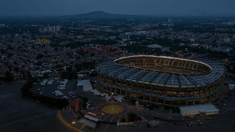 Estádio Azteca, na Cidade do México, sedia o jogo de abertura da Copa do Mundo de 2026.