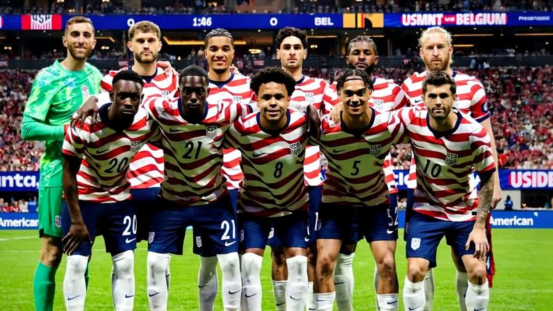 Imagem colorida da seleção dos EUA