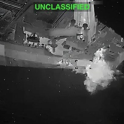 EUA dizem ter disparado míssil contra navio com destino a porto iraniano