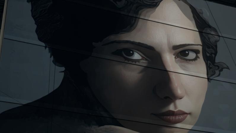 Mural gigante em Cataguases homenageia Eva Nil, estrela do cinema mudo