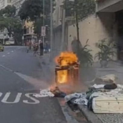 Explosão em apartamento em Copacabana provoca incêndio e deixa ferido